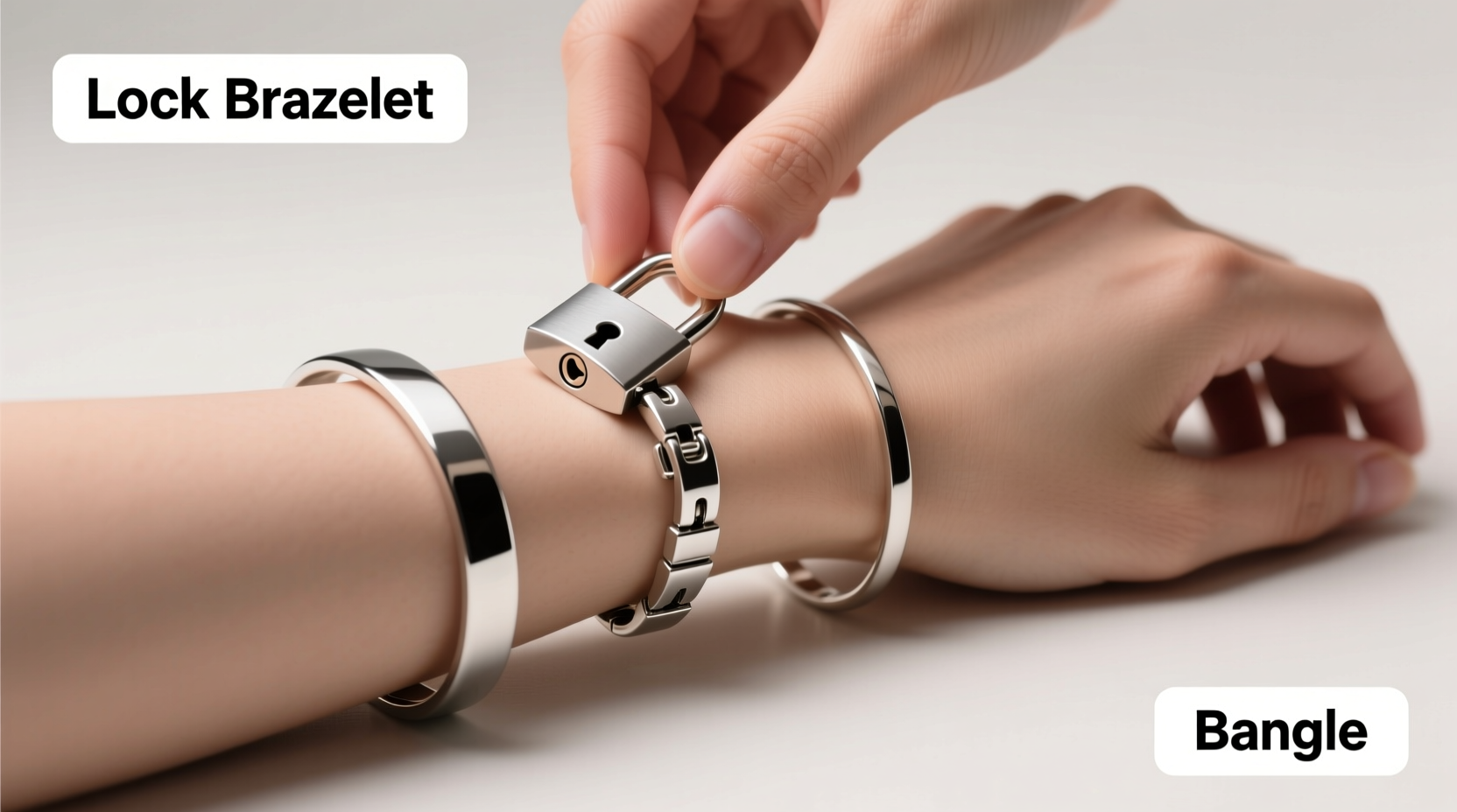 lock bracelet vs bangle which ones easier to put on yourself