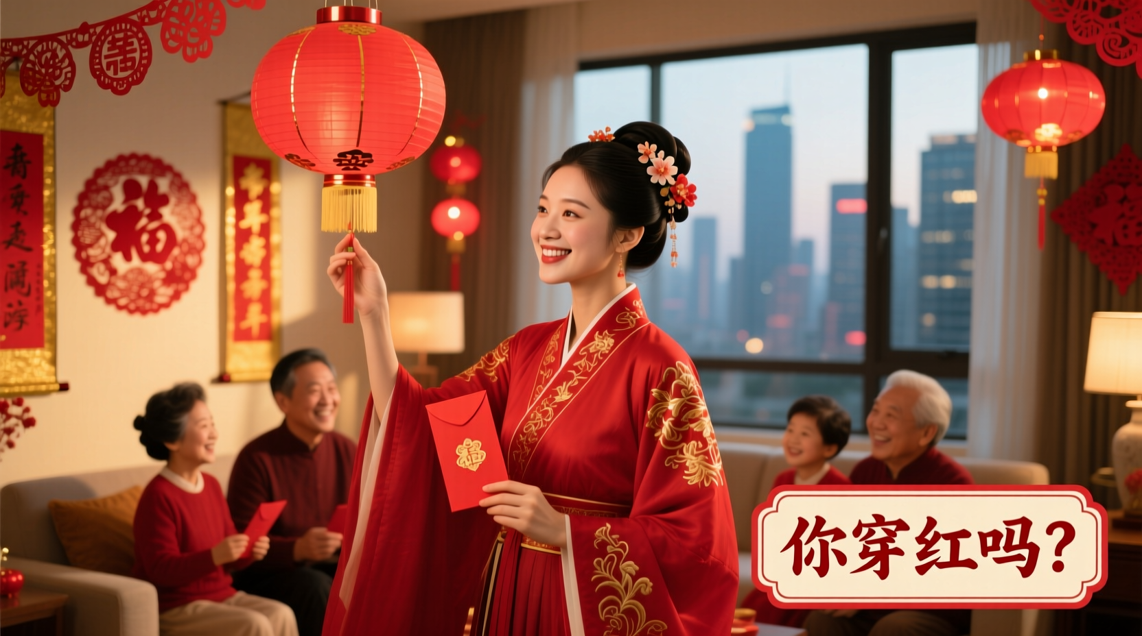 do you wear red on chinese new year eve