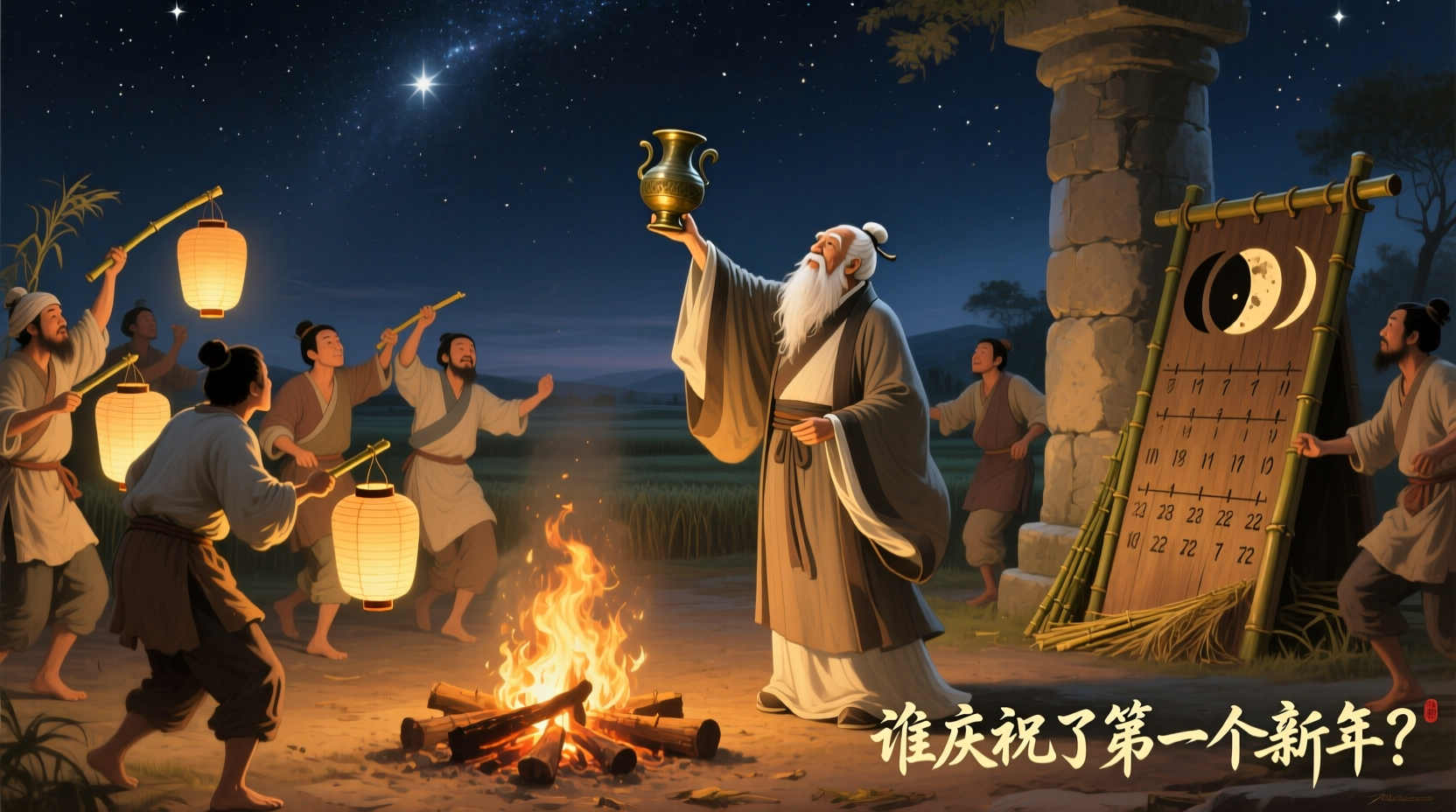 who celebrated the first new year