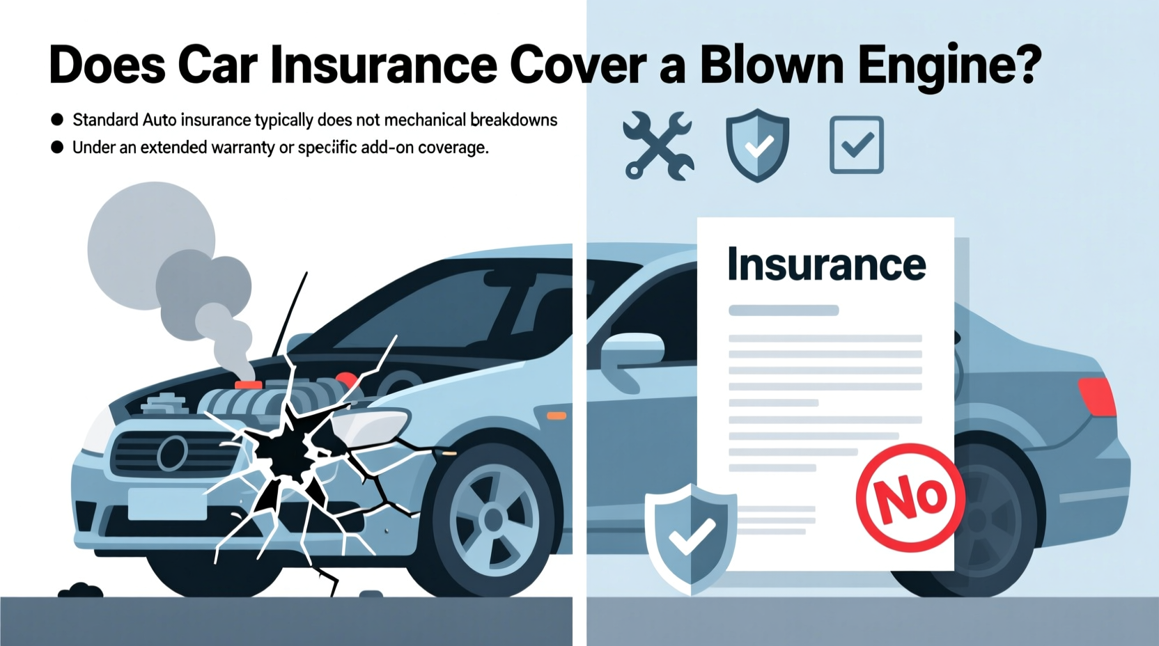 does car insurance cover a blown engine