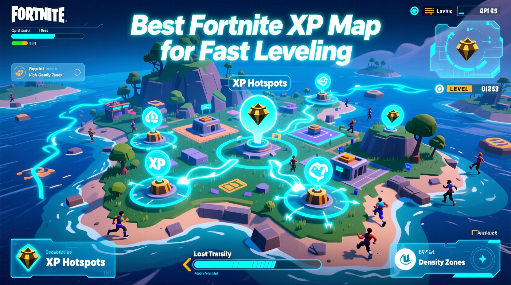 guide to the best xp map on fortnite for leveling up fast