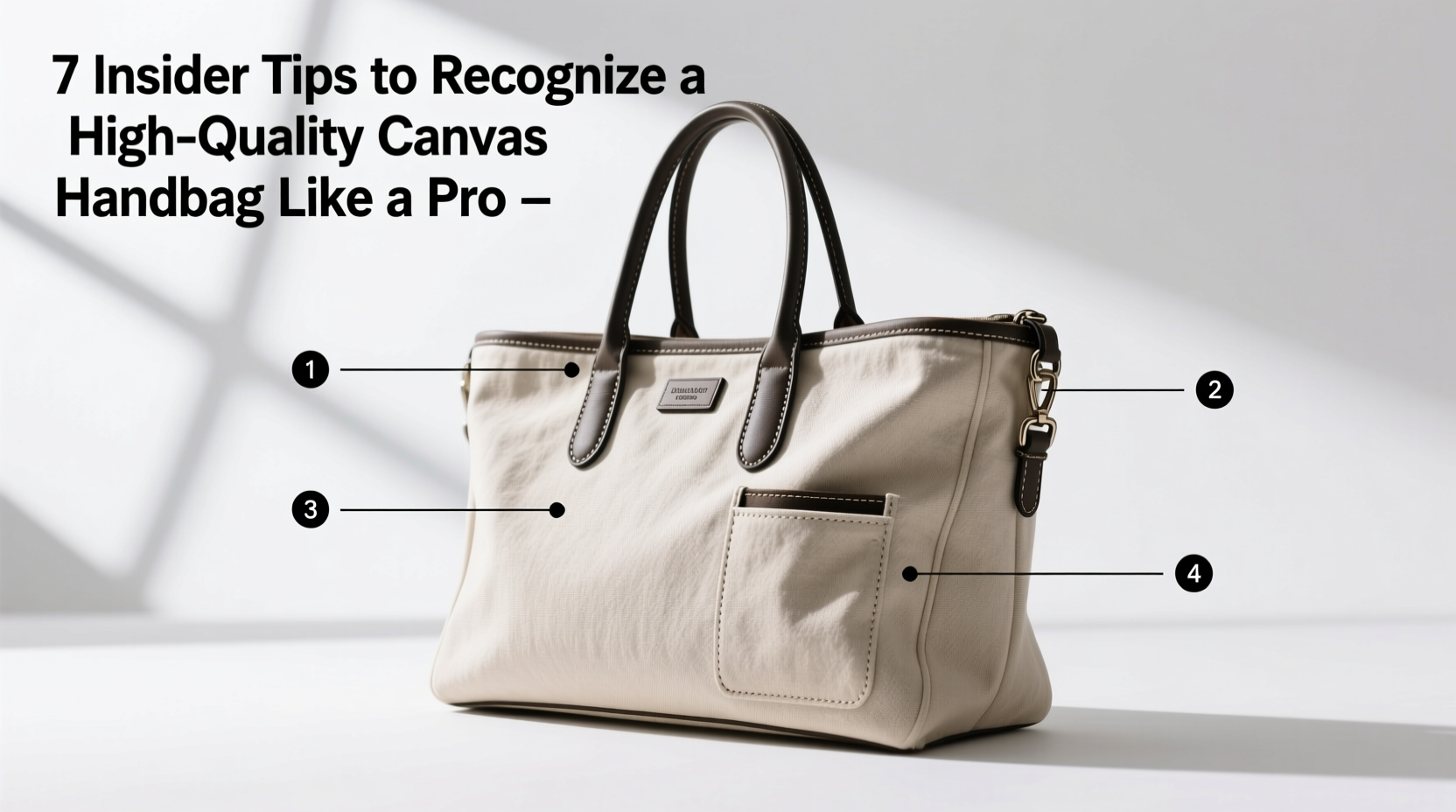 7 insider tips to recognize a high quality canvas handbag like a pro