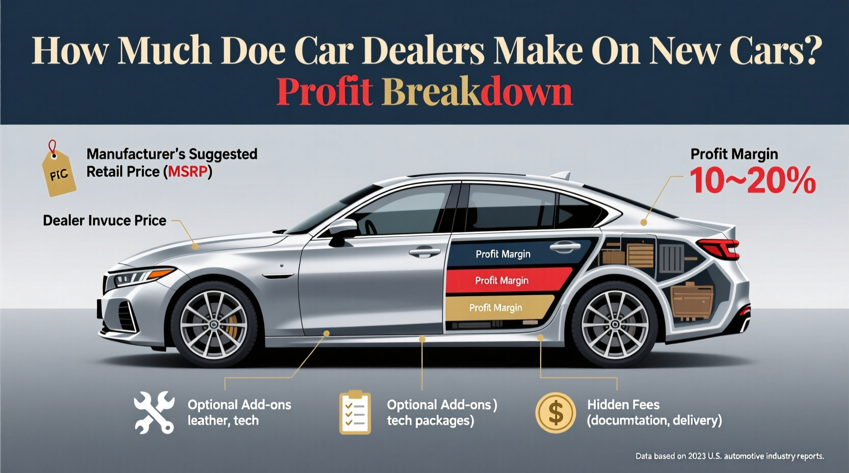 how much do car dealers make on new cars