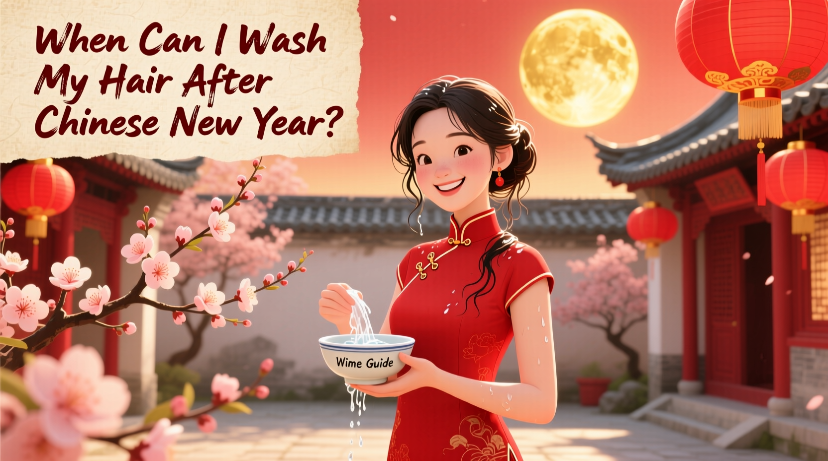 what day can i wash hair after chinese new year
