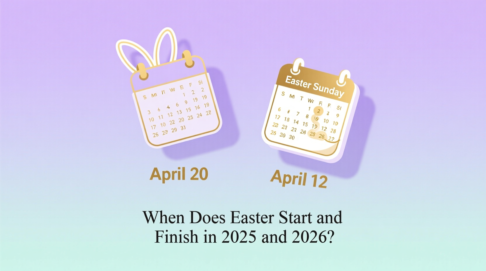 when does easter start and finish