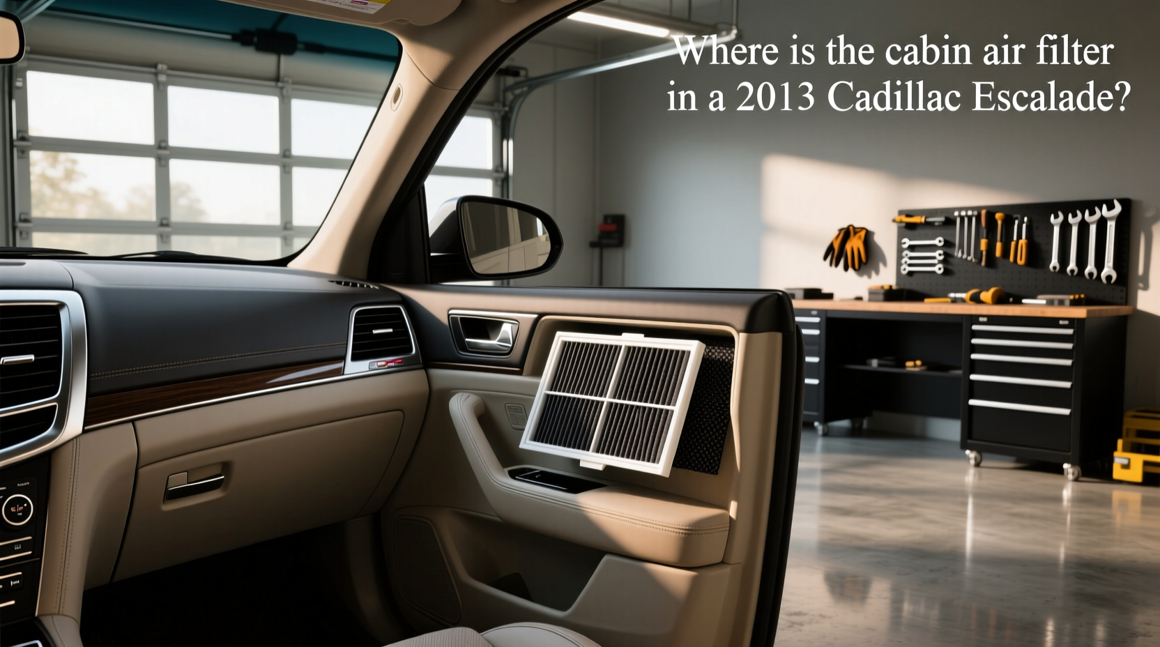 2013 escalade cabin air filter location replacement guide