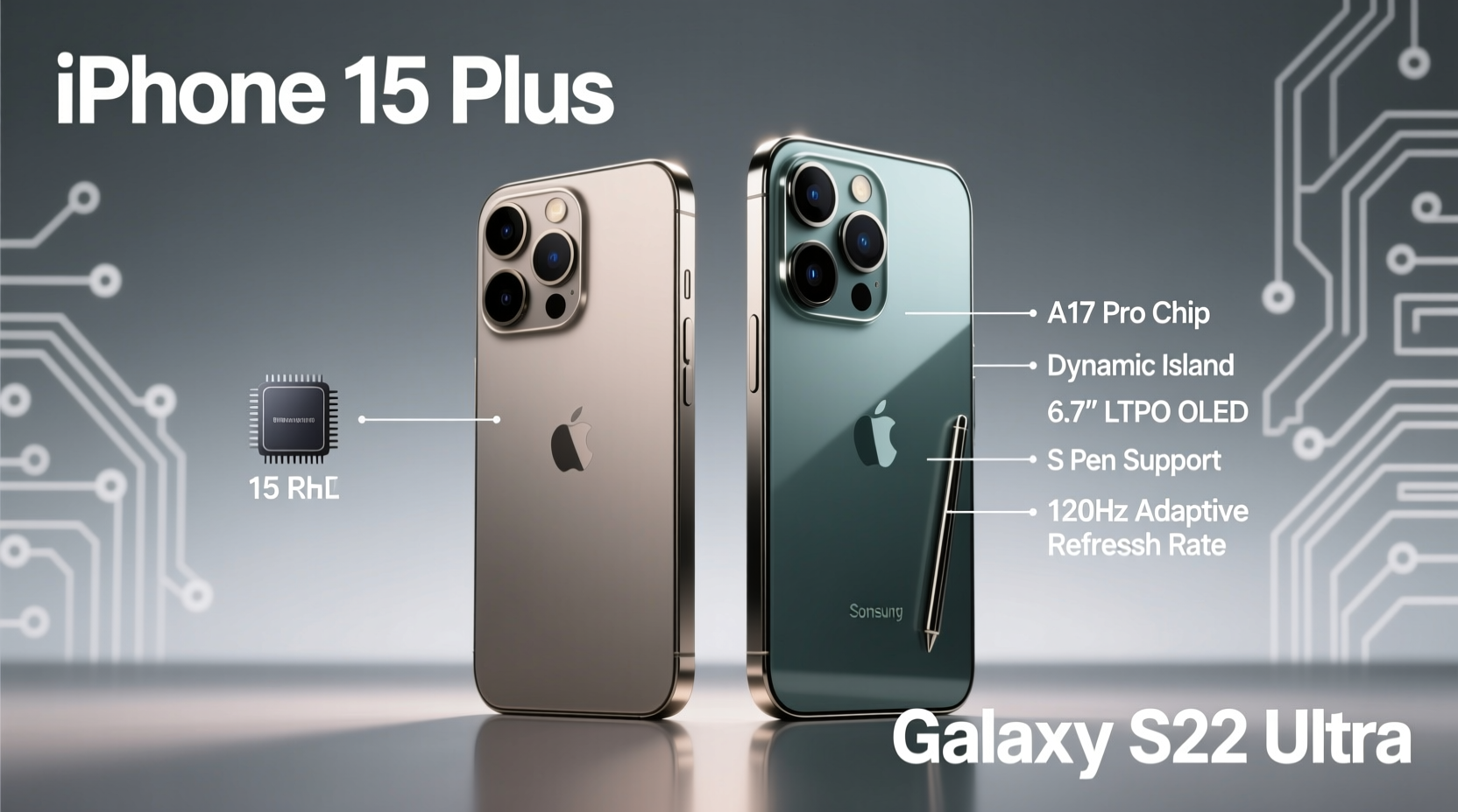 iphone 15 plus vs galaxy s22 ultra is it worth upgrading in 2024 or is the s22 still a beast
