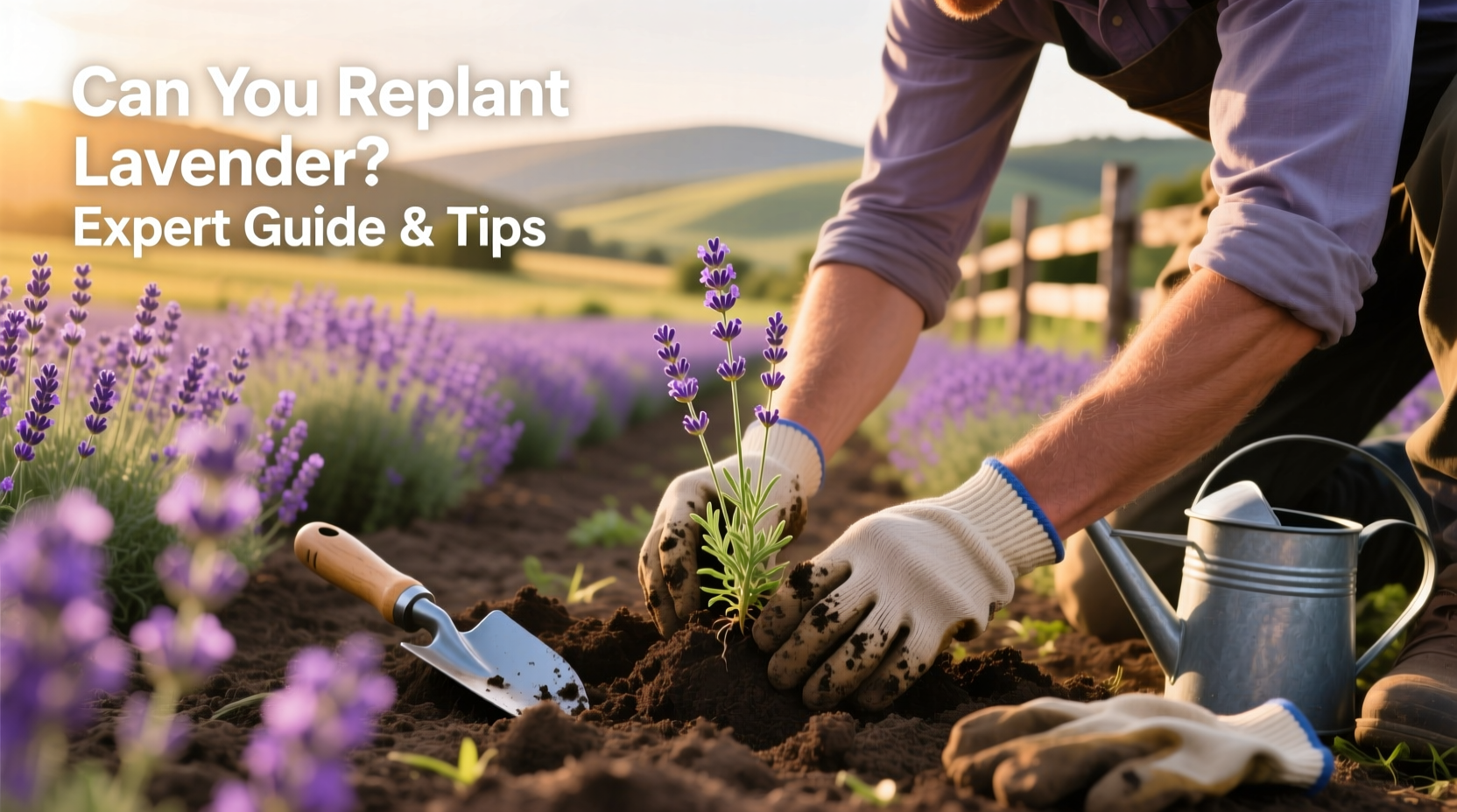 can you replant lavender