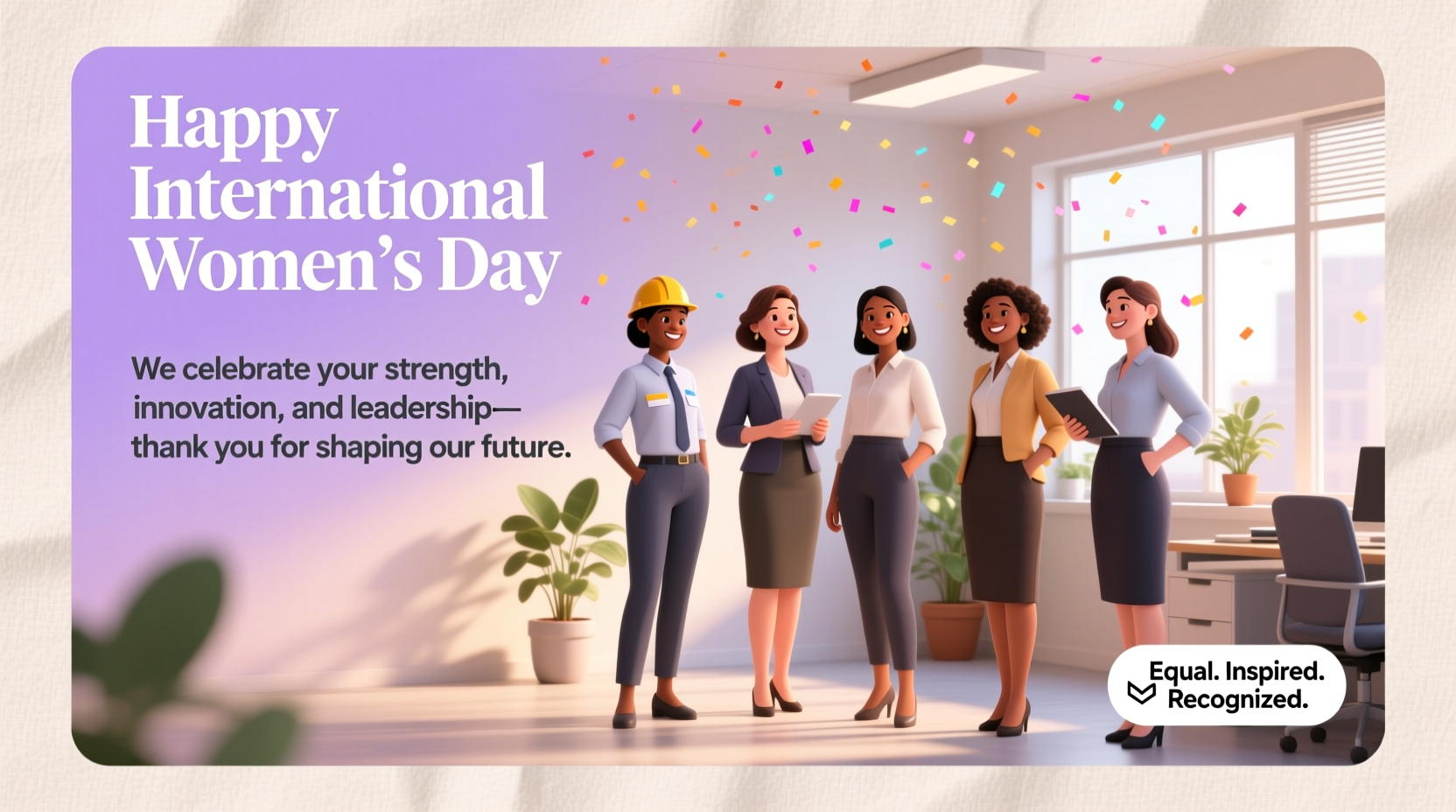 womens day email to employees