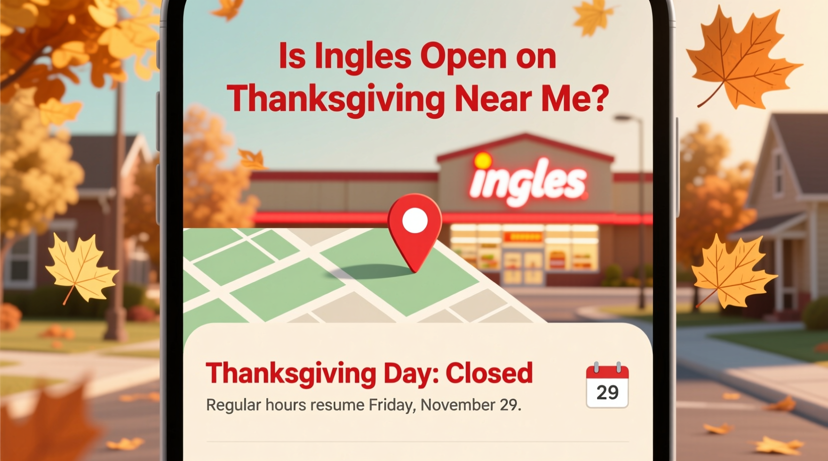 is ingles open on thanksgiving near me