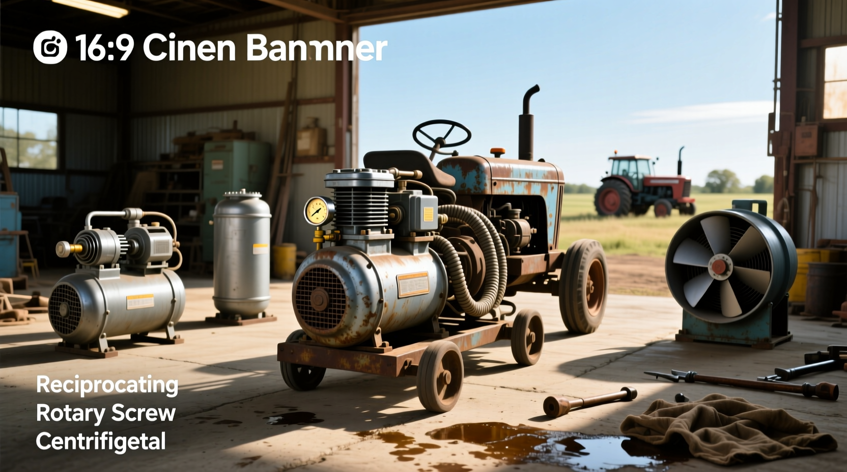 Tractor Air Compressor, What Are the Three Types of Air Compressors? Buying Guide