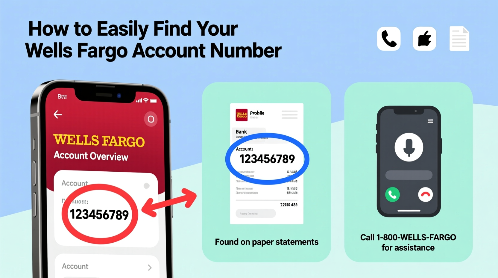 how to easily find your wells fargo account number a step by step guide