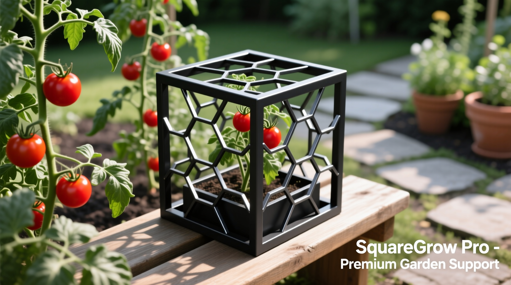 Square Tomato Cages: Stability & Space Efficiency Benefits