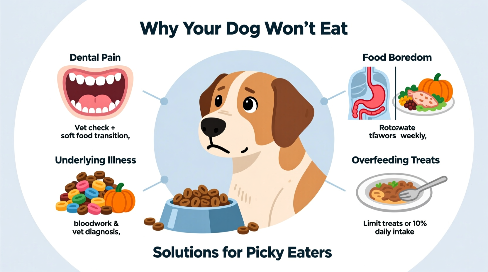dog not eating dog food reasons solutions for picky eaters