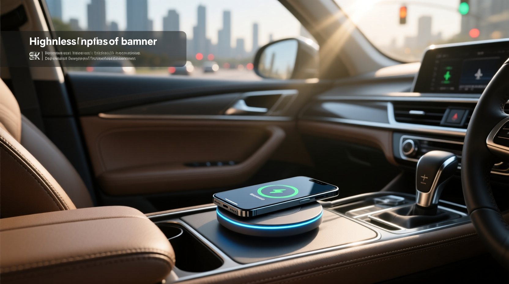 wireless charger in car