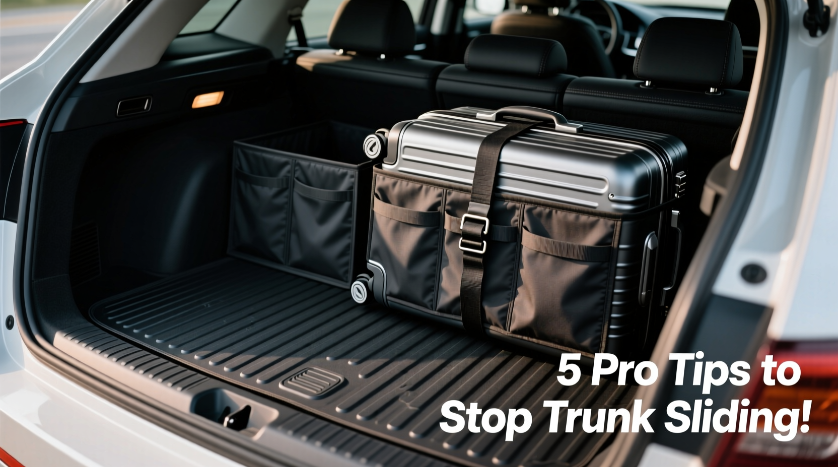 effective tips and solutions to prevent items from sliding in your car trunk