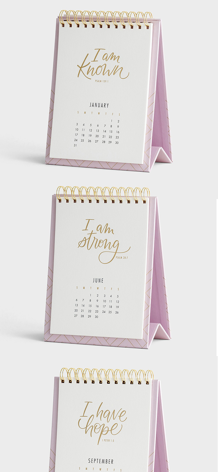 Custom Logo Printed 2023 2024 Spiral Wire Mo<i></i>nthly Stand Flip Table Desk Desktop Calendar