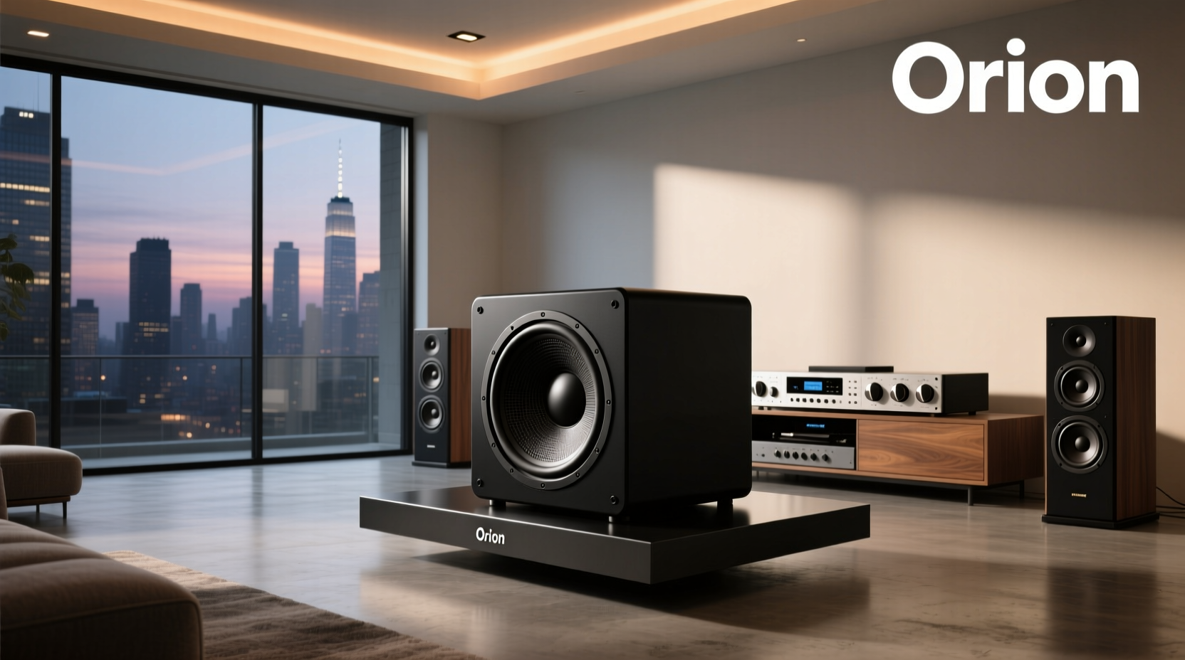 Orion 18 inch subwoofer standalone view