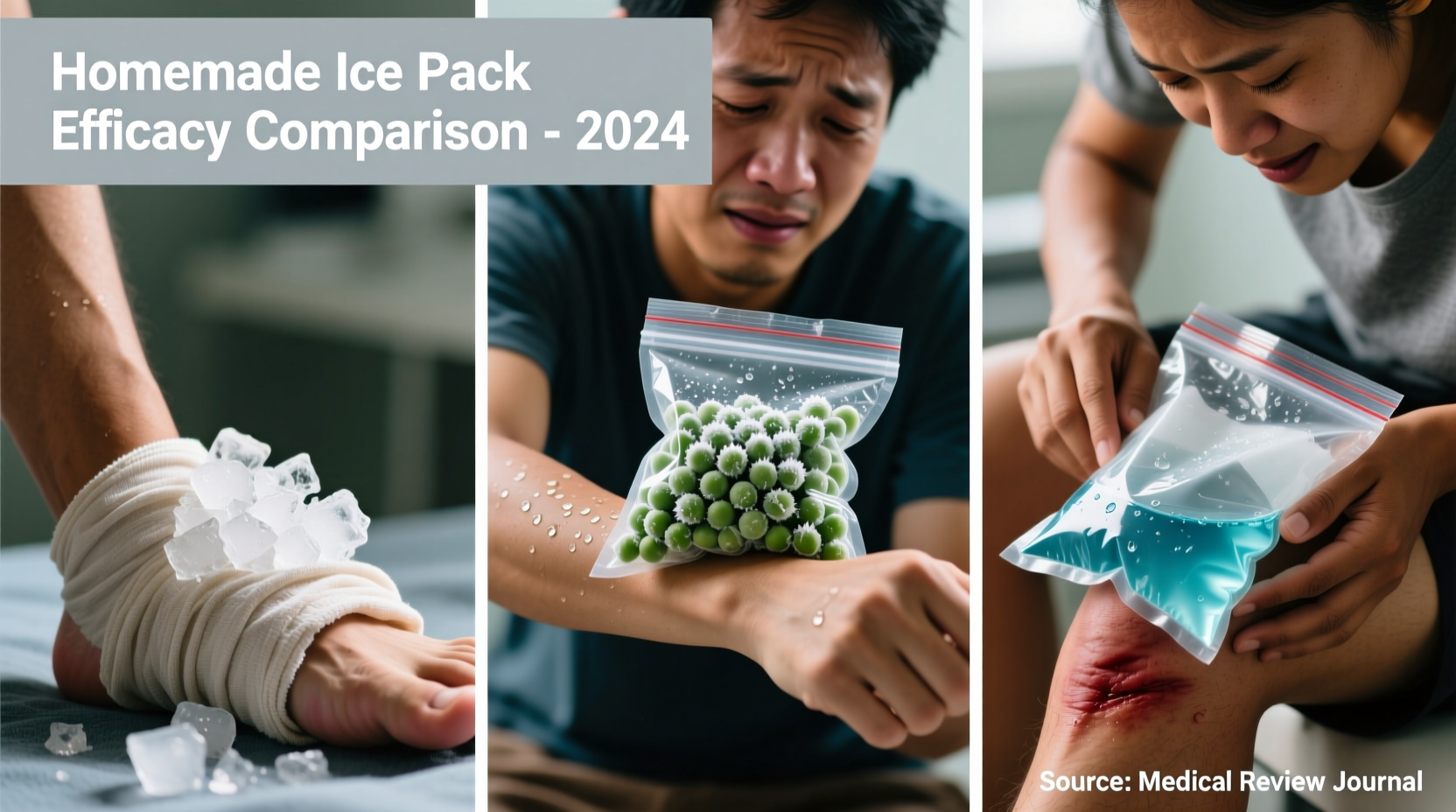 Comparison of homemade ice pack methods on injury treatment