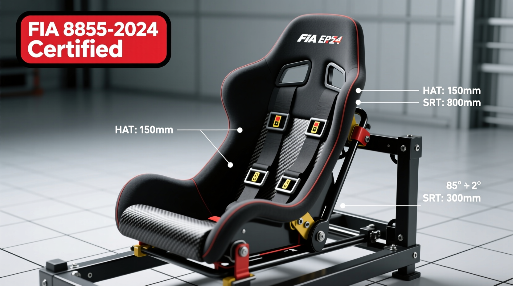 fia 8855 2024 kart seat rules