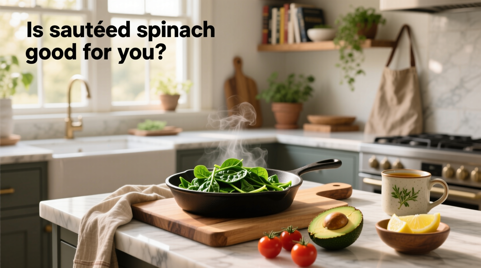 is sautéed spinach good for you
