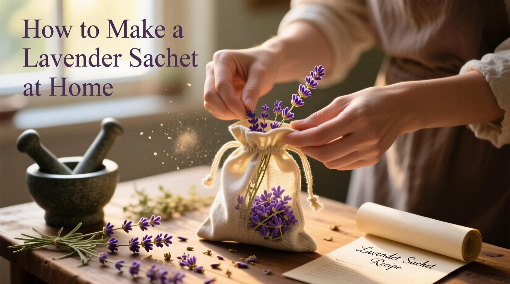 How to Make a Lavender Sachet at Home