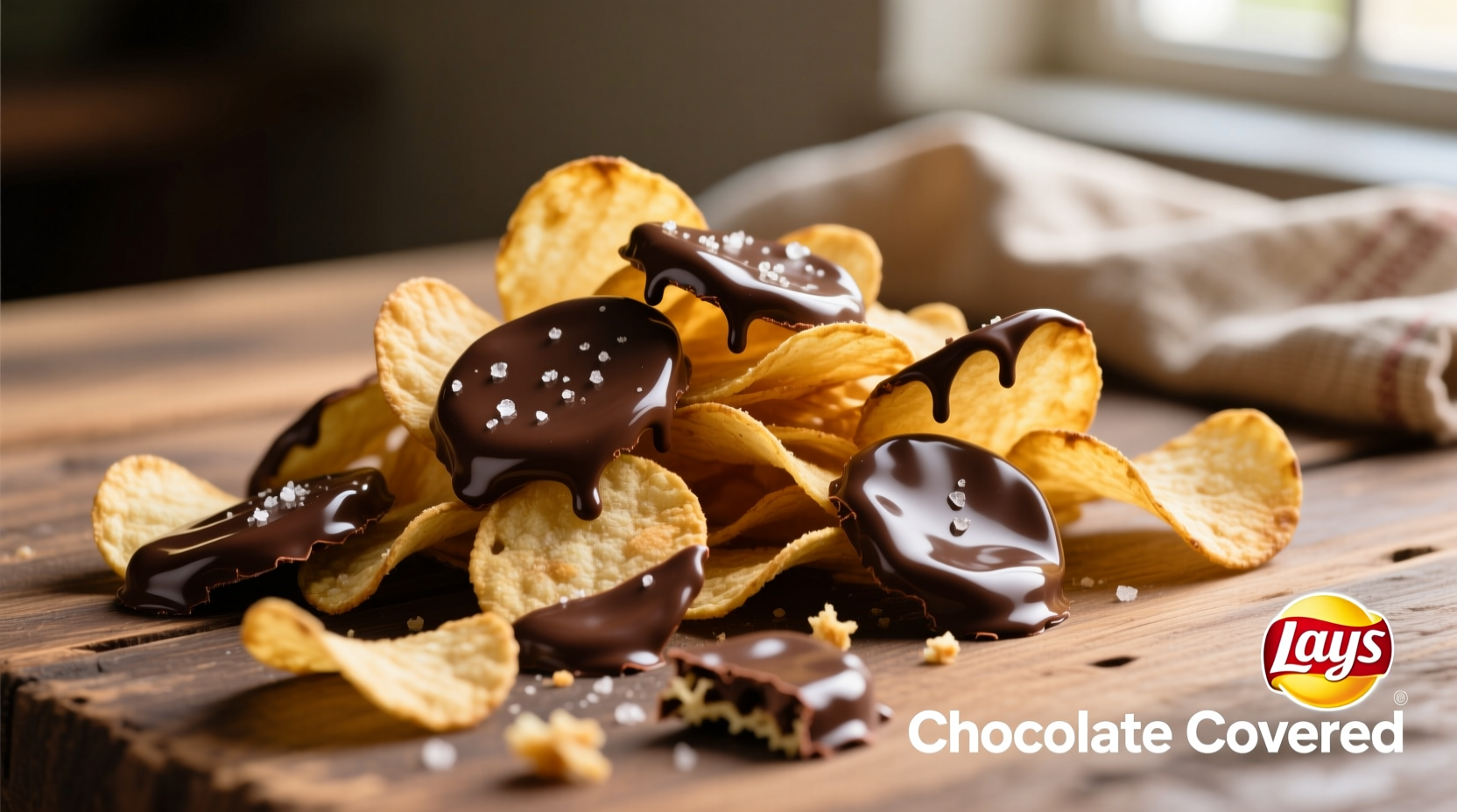 lays chocolate covered potato chips