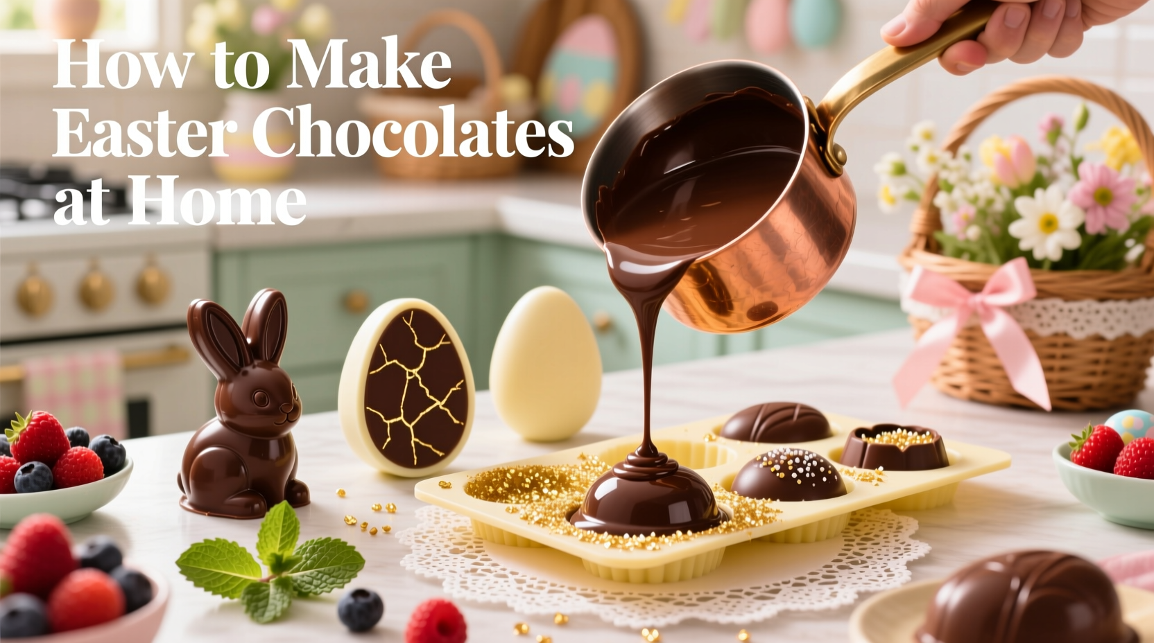 how to make easter chocolates