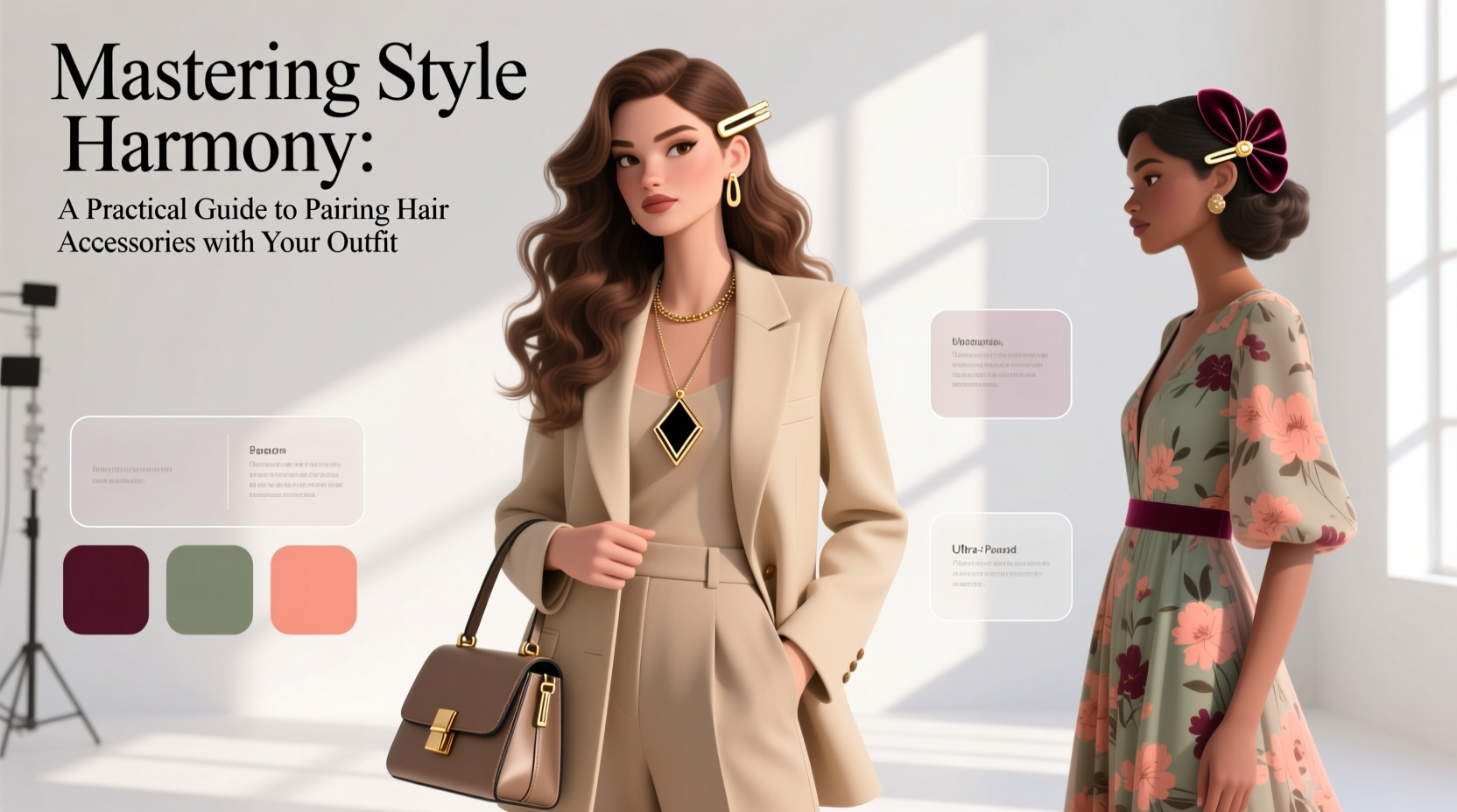 mastering style harmony a practical guide to pairing hair accessories with your outfit