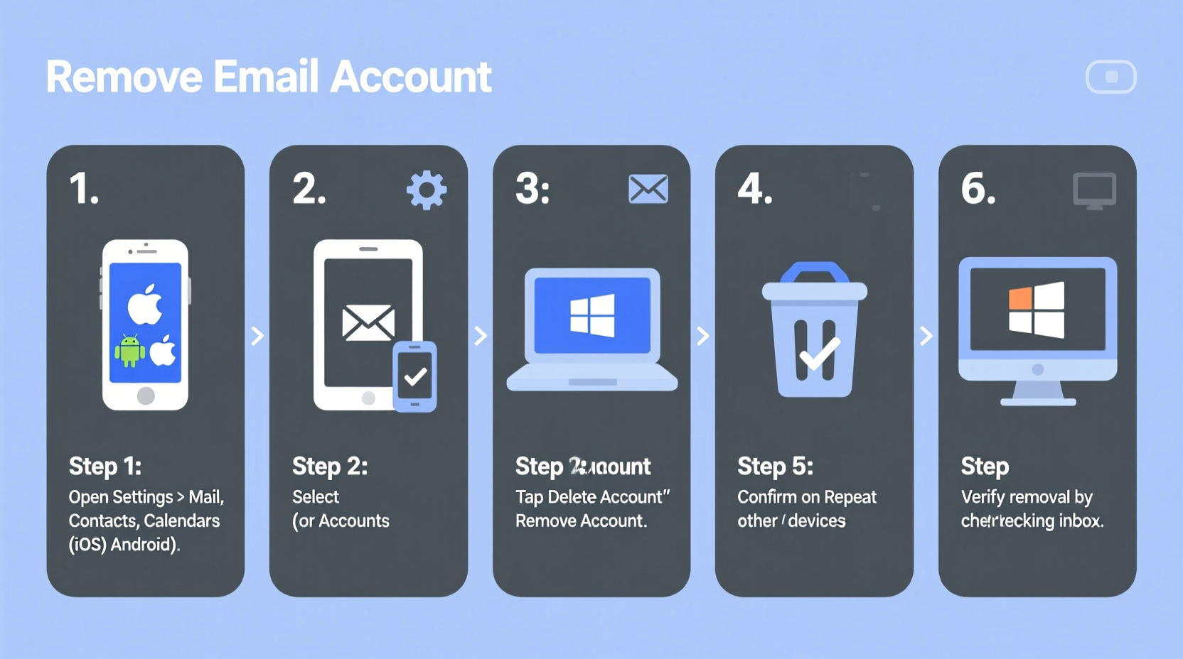 step by step guide how to remove an email account from any device easily