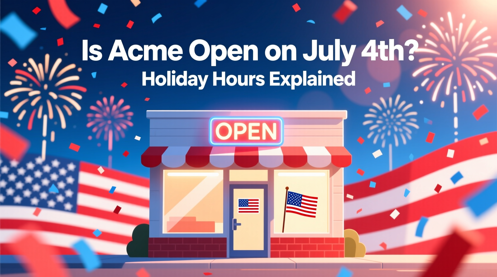 is acme open on july 4th