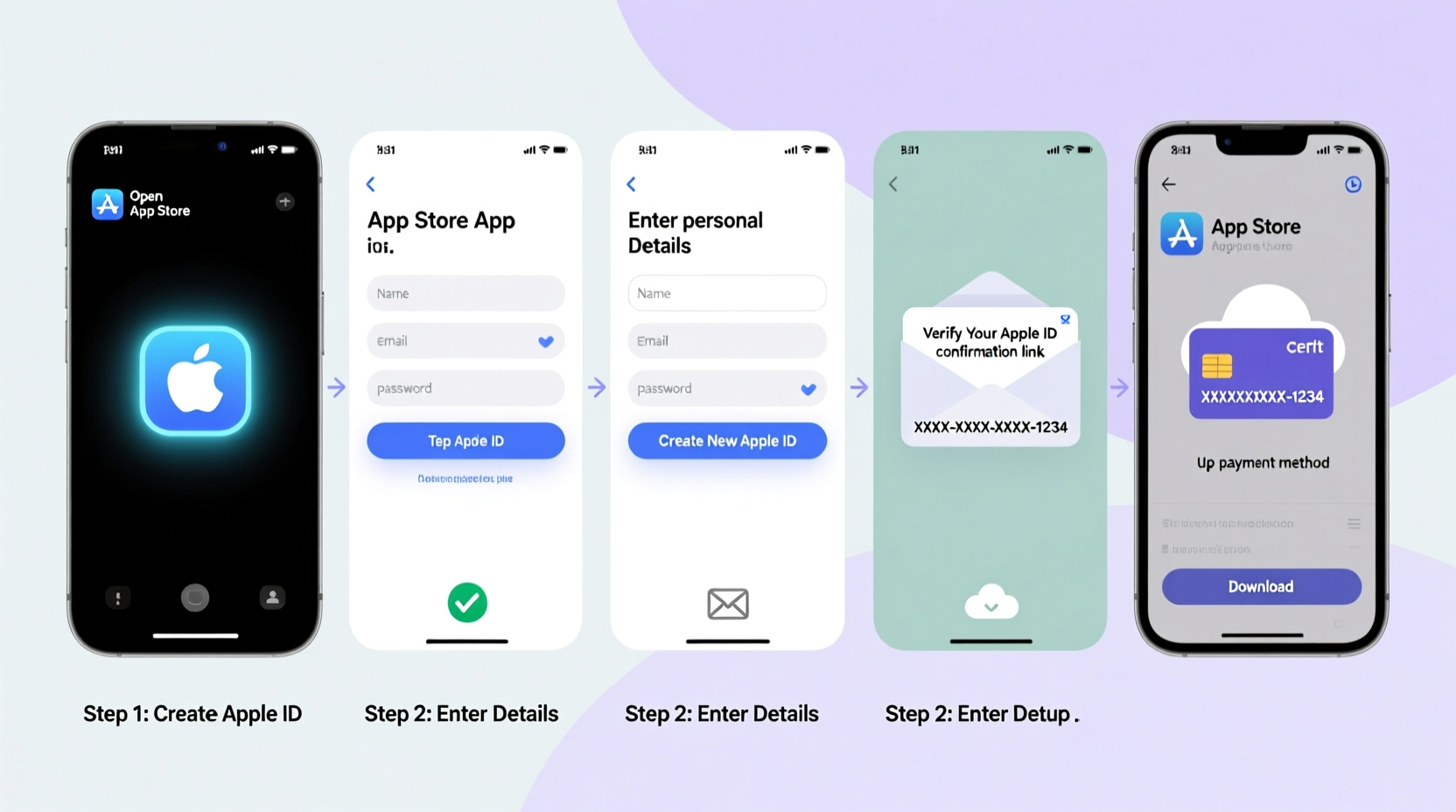 step by step guide to making an account on the app store for easy access and downloads