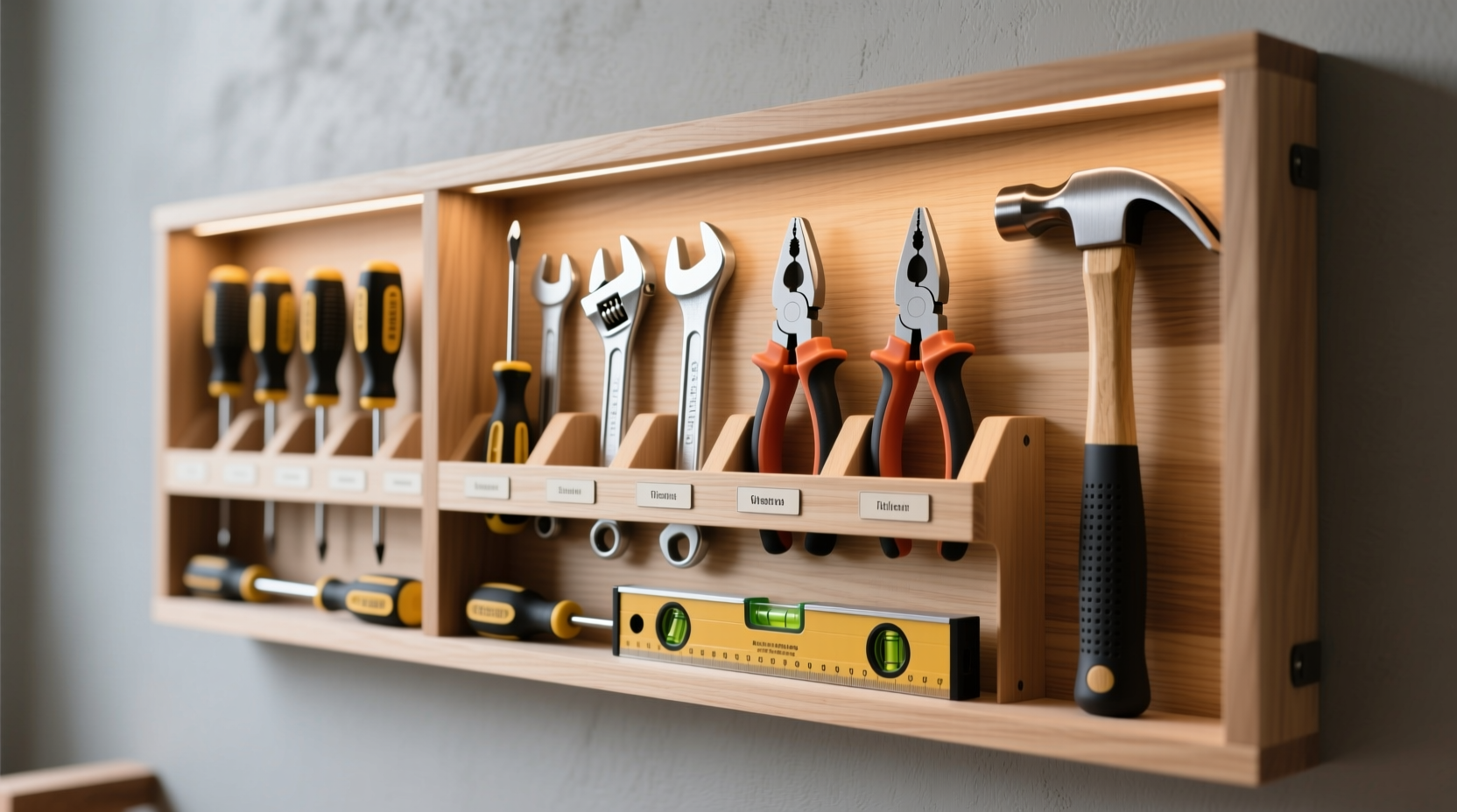 organize your hand tools with these custom built wall m