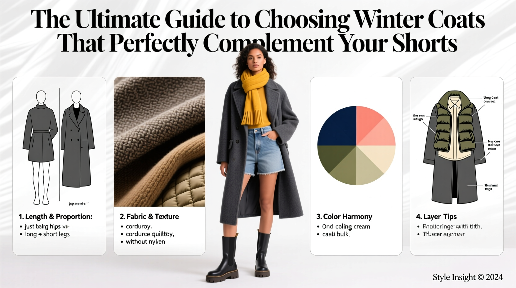 the ultimate guide to choosing winter coats that perfectly complement your shorts