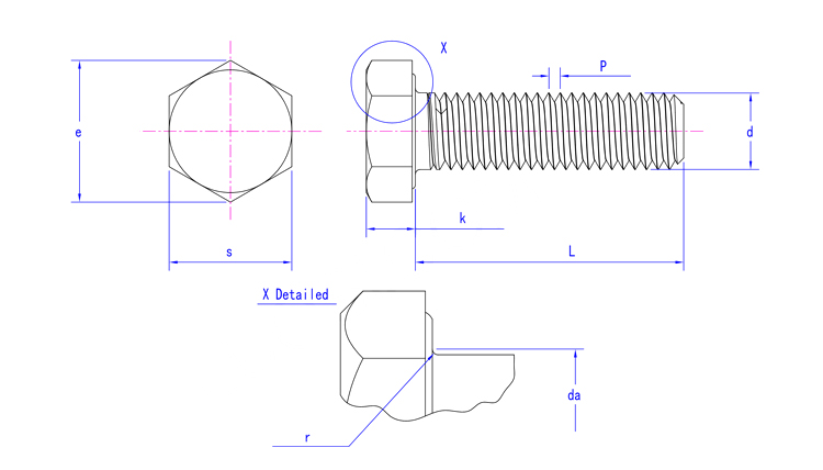 Ss400 Bolt Nut Washer Sus304 M7 M40 Din933 Standard Bolts A2-70 Ss316 A4-70 Stainless Steel Hex Bolt And Nut