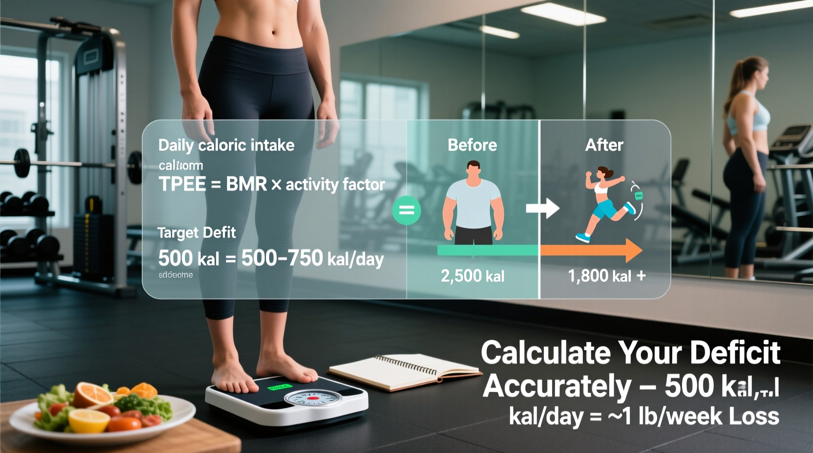 how to accurately calculate your calorie deficit for effective weight loss results