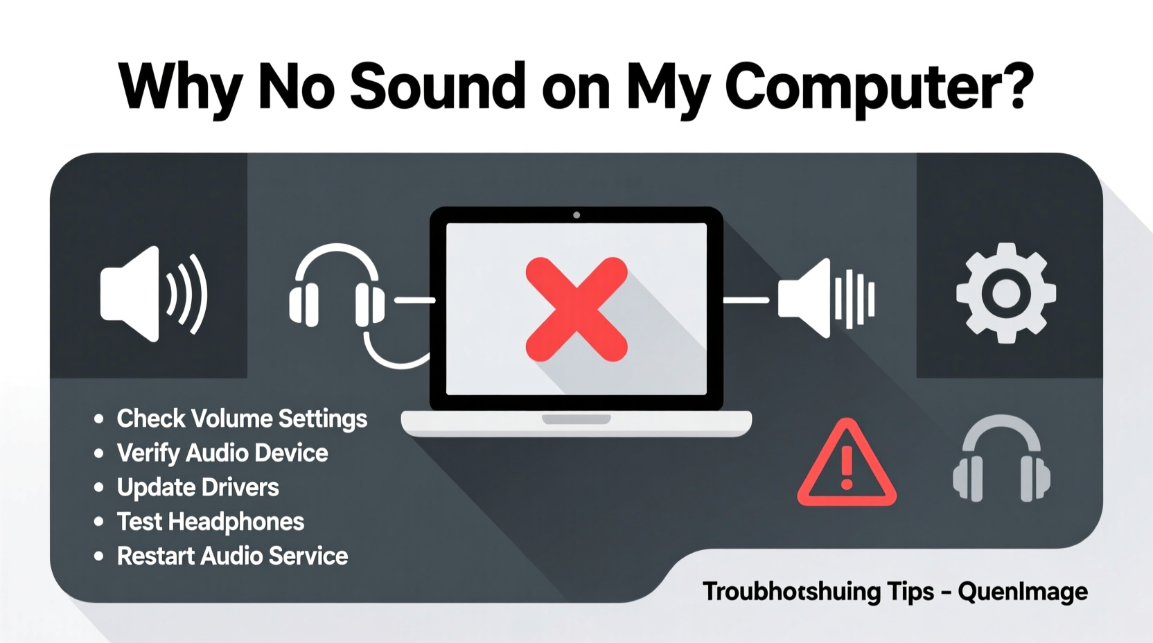 why no sound on my computer troubleshooting audio issues