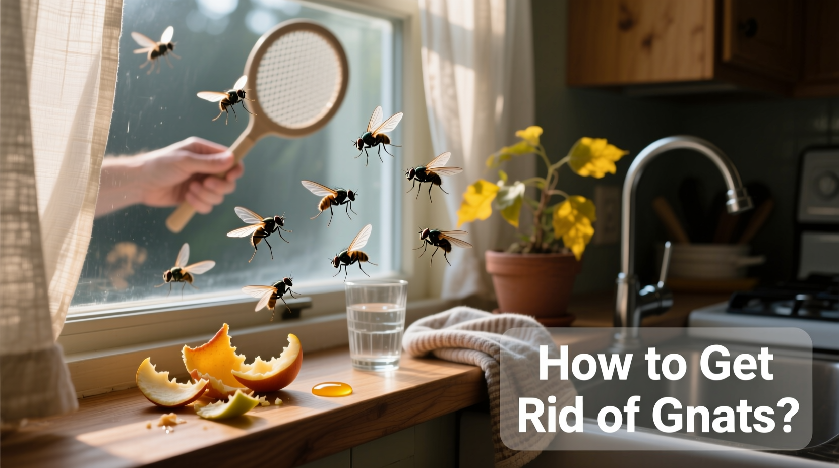 gnats in the house find out why how to get rid of them
