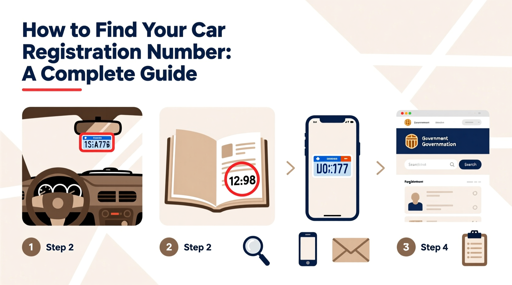 how do i find my registration number for my car