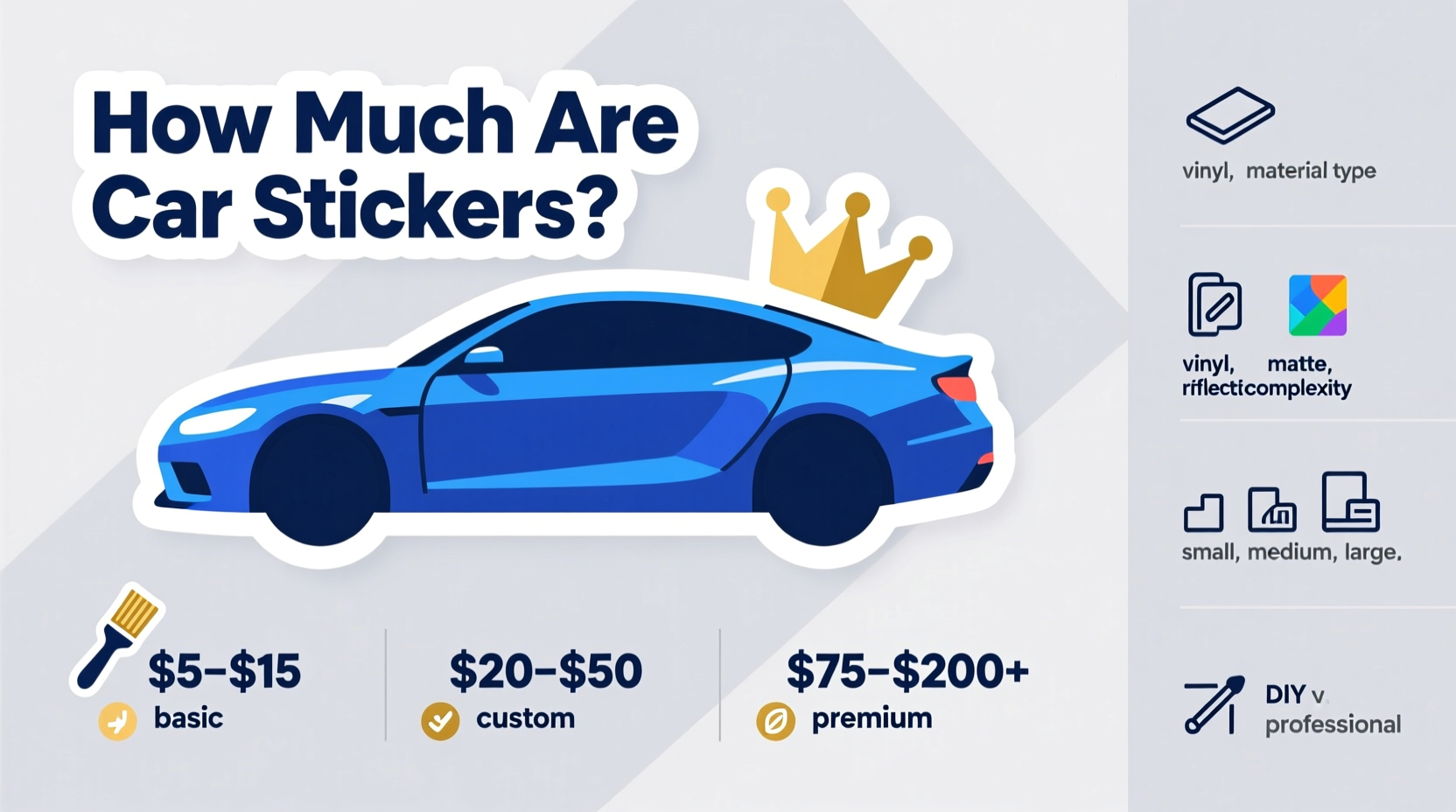 how much are car stickers