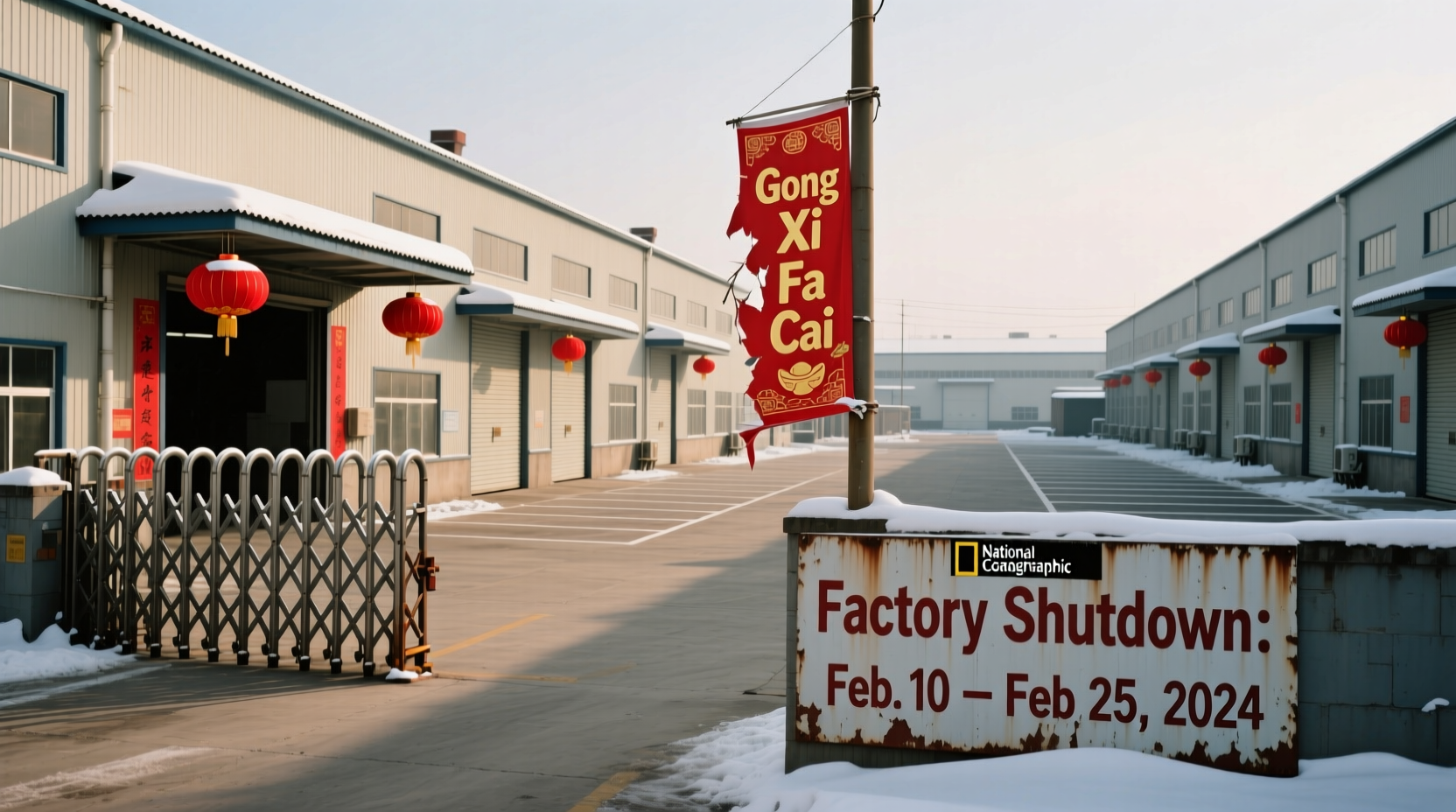 how long do factories shut down for chinese new year