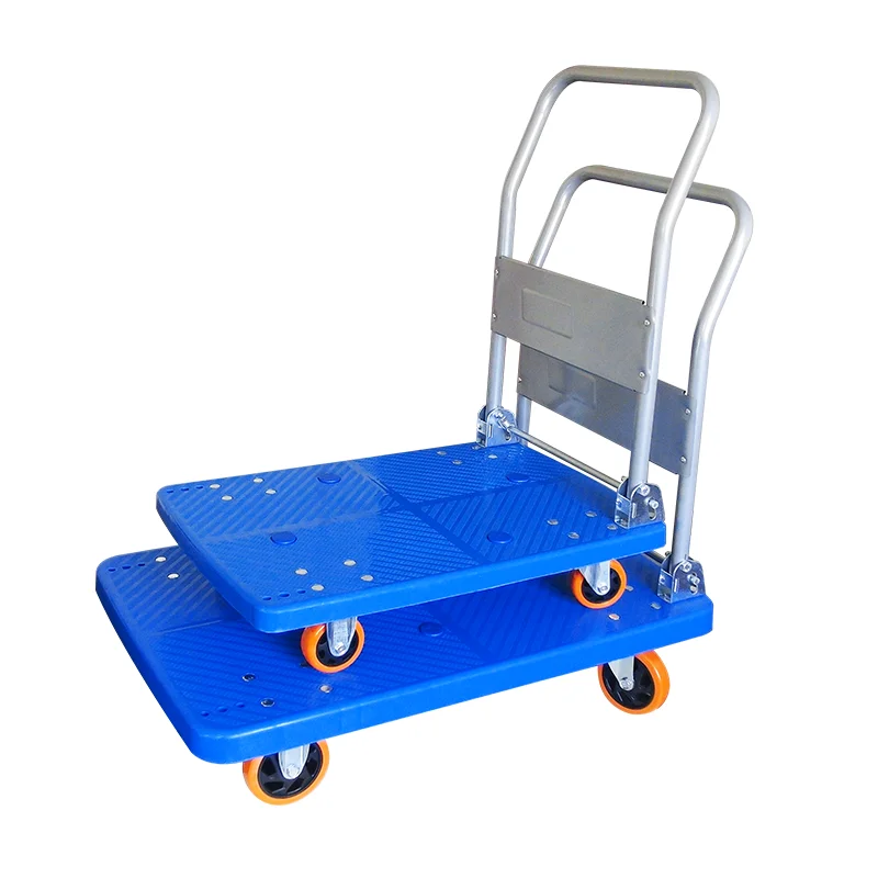 150kg 300kg durable logistics trolley heavy duty platform trolley