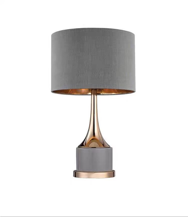 Postmodern fashion simple creative marble base home designer model room soft decoration bedside art table lamp