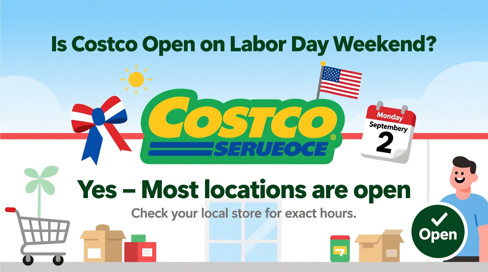 is costco open on labor day weekend