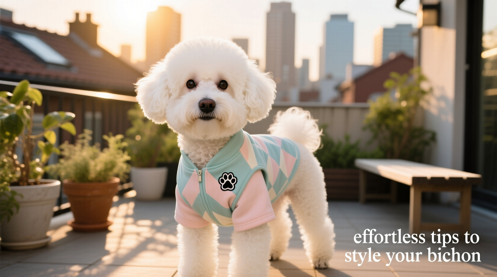 effortless tips to style your bichon with trendy and comfortable dog apparel