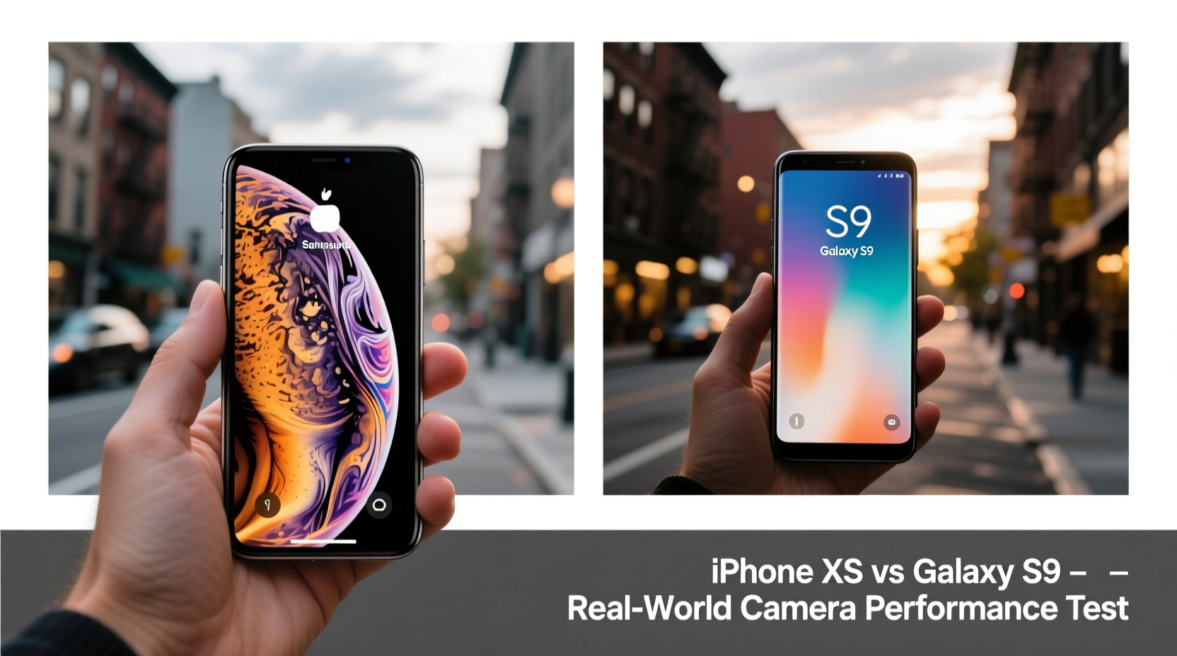 iphone xs vs galaxy s9 which camera takes better photos in real life