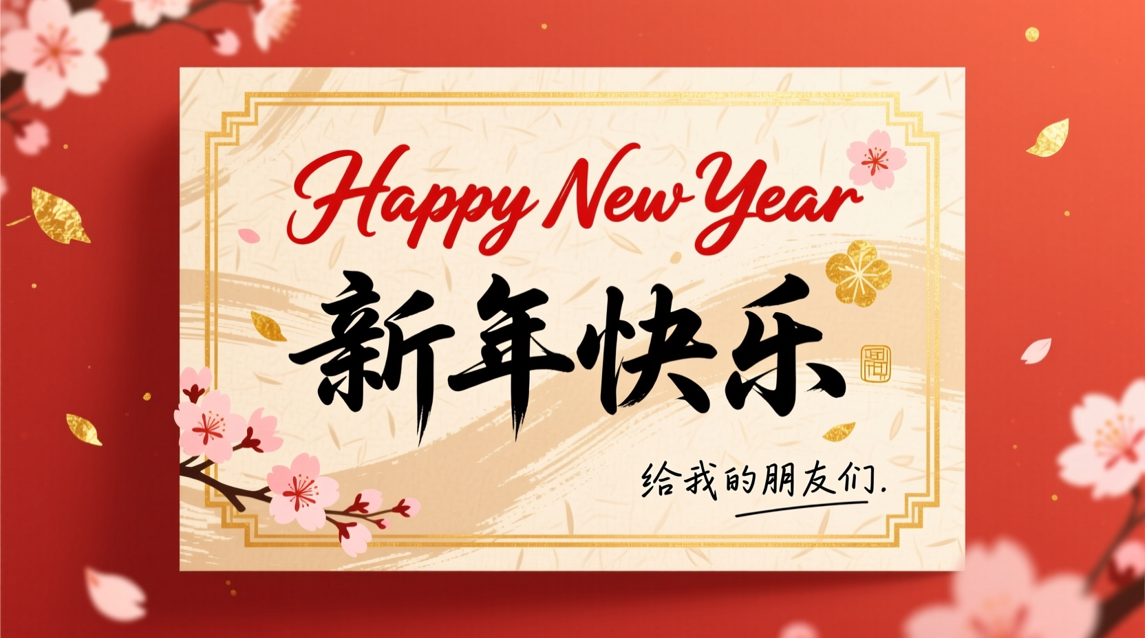 how to say happy new year in chinese to friends