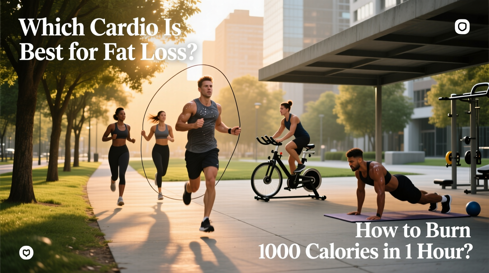 best cardio for fat loss burning 1000 calories