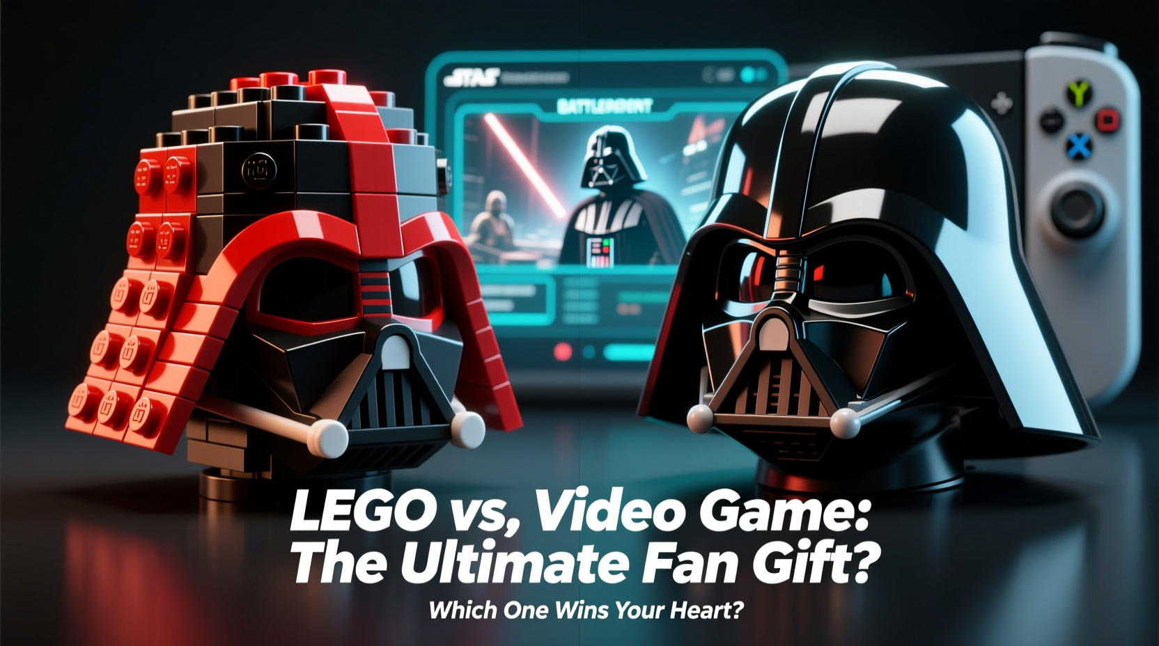 darth vader lego helmet vs star wars video games which is the better gift for a fan