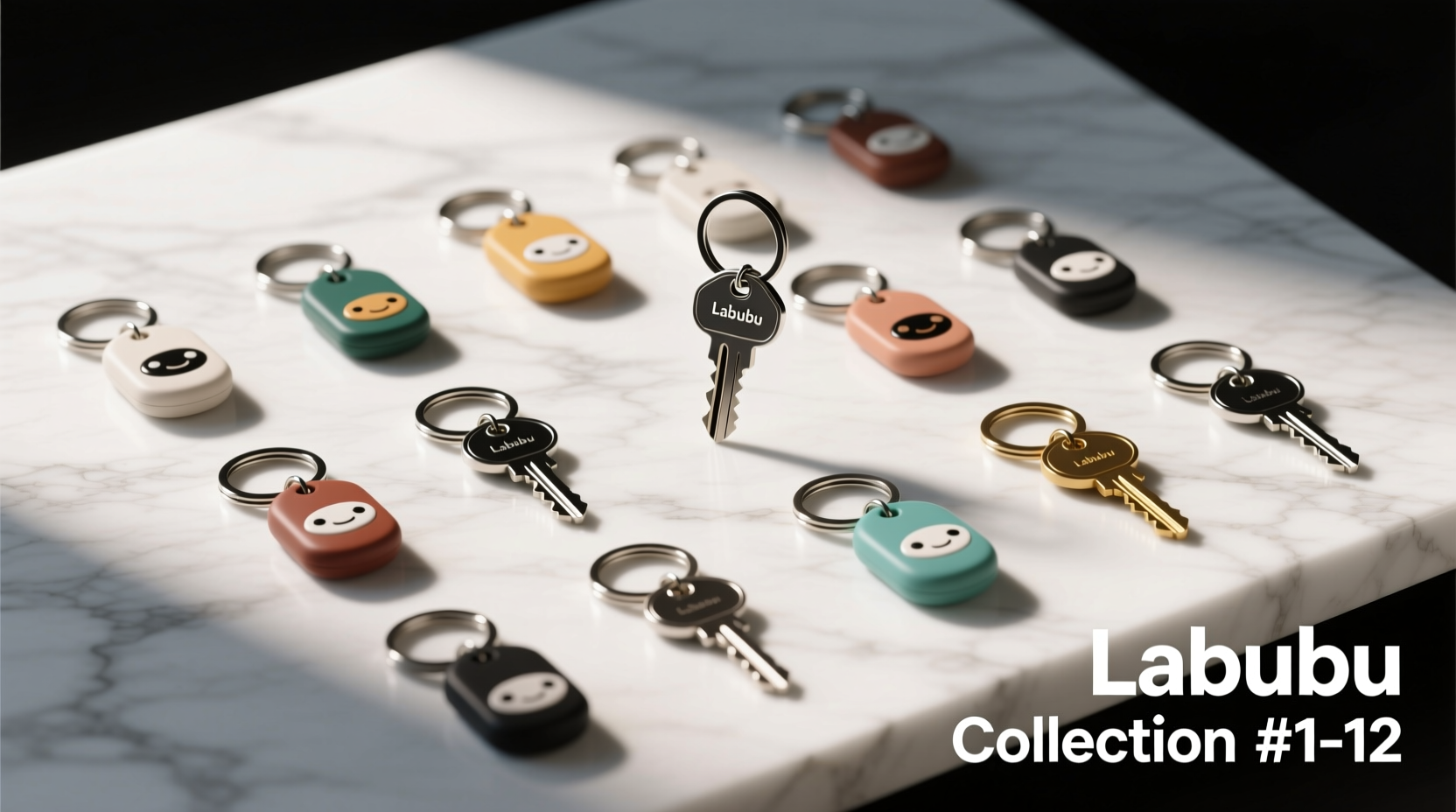 how many labubu keychains are there